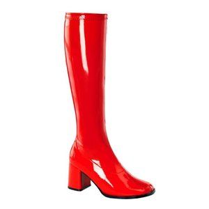 Funtasma Red Retro Costume Gogo Boot